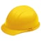 Deltaplus Hard Hat, HDPE, 4-point Point Ratchet, Type 1, Class E, Yellow 19782 - alternate 1